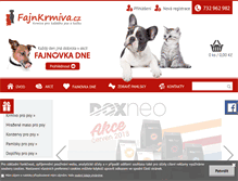 Tablet Screenshot of fajnkrmiva.cz